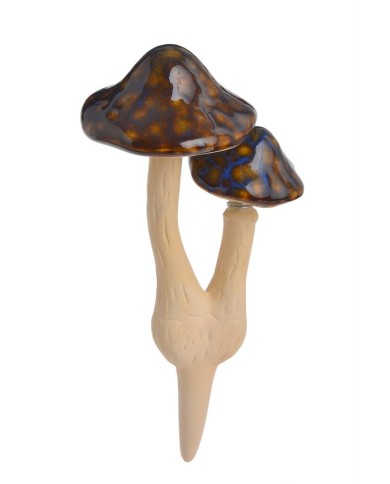 Grzyby ceramiczne H16cm..9cmLx6cmWx16cmH..48-6 pcs......BR-BL-BE