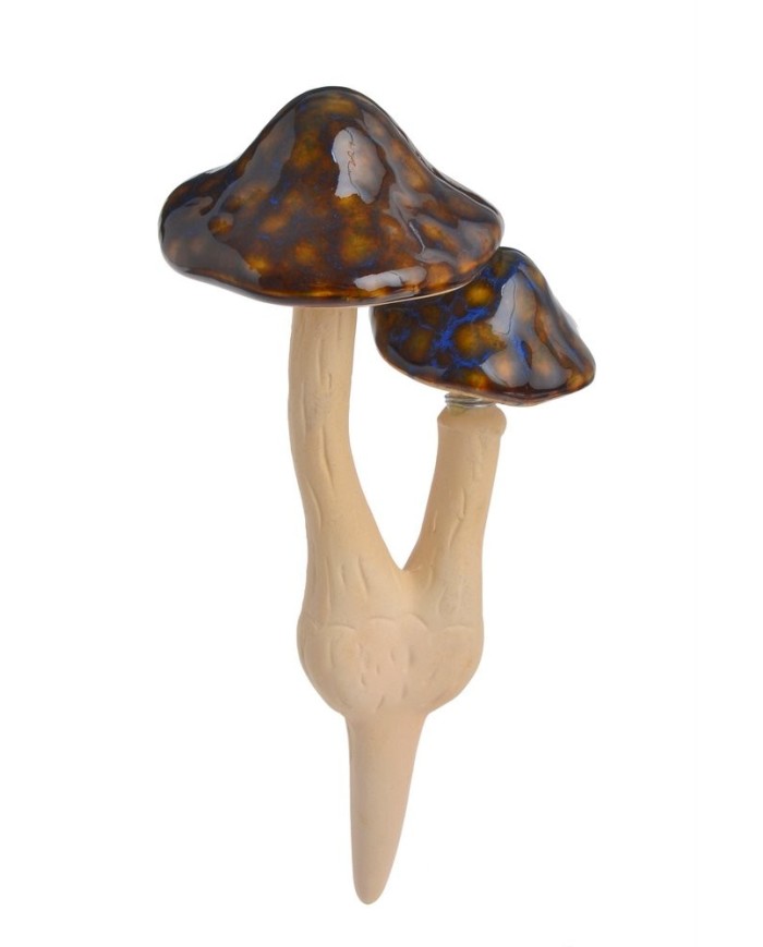 Grzyby ceramiczne H16cm..9cmLx6cmWx16cmH..48-6 pcs......BR-BL-BE