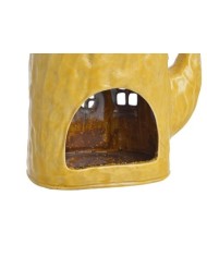 Dzbanek domek ceramiczny..20,5cmL x 12cmW x 29cmH..6-1 pcs......YELLOW