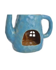 Dzbanek domek ceramiczny..17,5cmL x 10cmW x 19,5cmH..12-1 pcs......BLUE