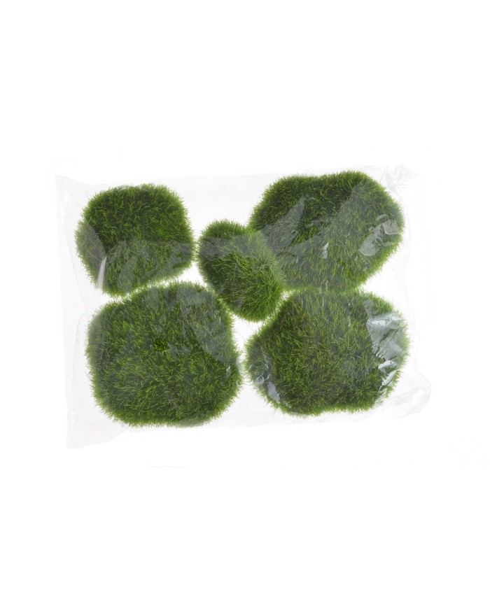Kamienie omszałe 5szt-pacz...5-9cmLx4-8cmW..240-0 bags..5 pcs-bag....GREEN