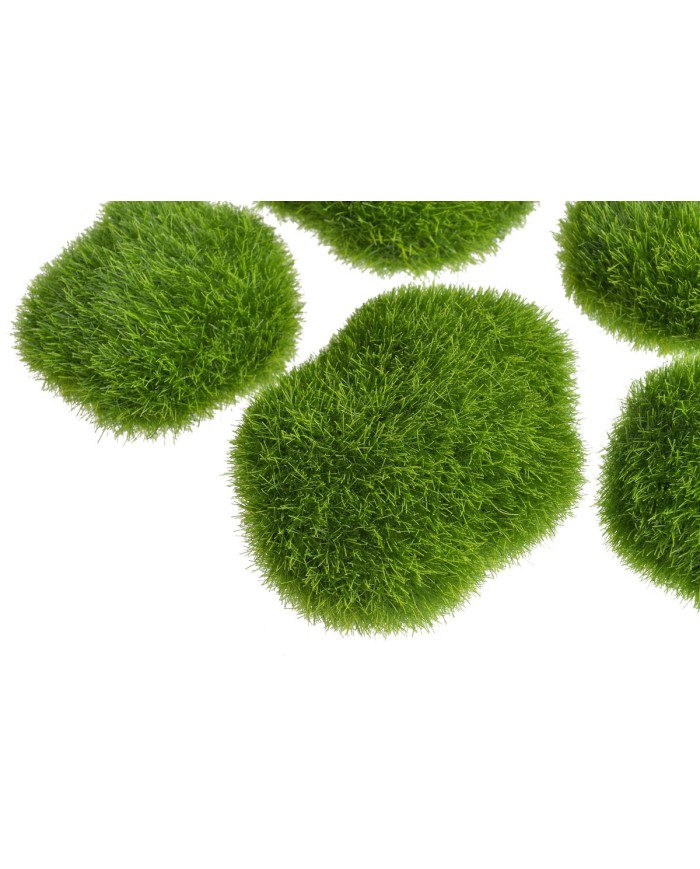 Kamienie omszałe 5szt-pacz...5-9cmLx4-8cmW..240-0 bags..5 pcs-bag....GREEN