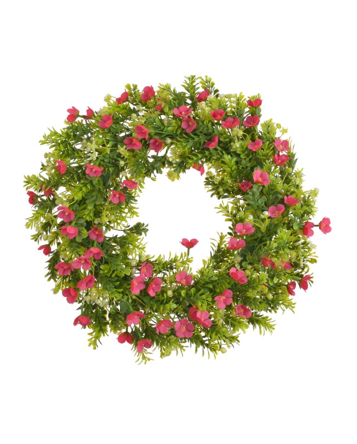 Wianek z kwiatami 45cm....16-4 pcs