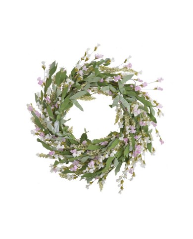 Wianek 60cm....6-2 pcs......PINK-WHITE