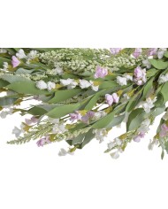 Wianek 80cm....6-1 pcs......PINK-WHITE