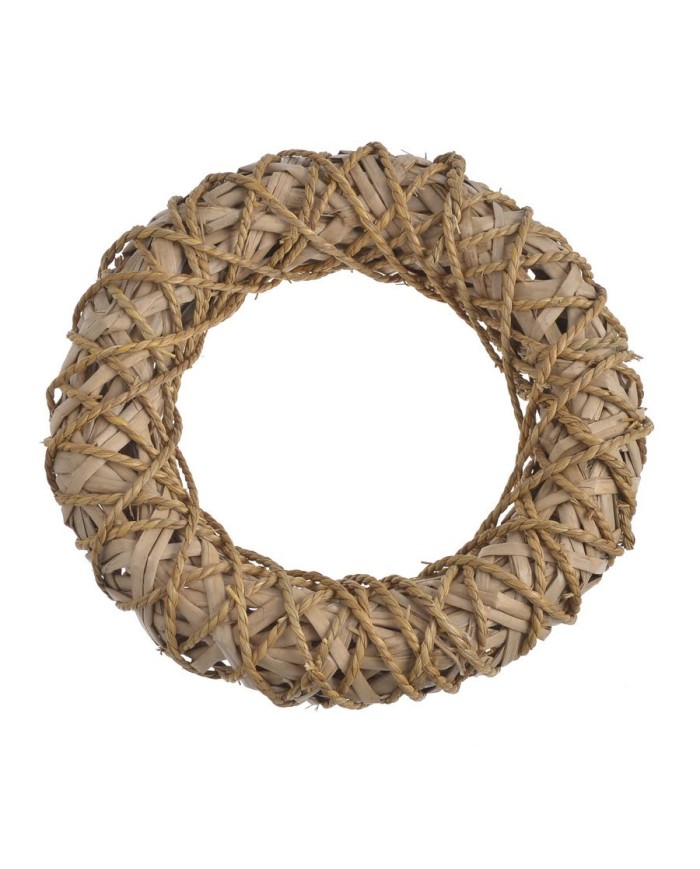 Wianek wyplatany naturalny 37cm..37cm∅, 9cmH..8-1 pcs......NATURAL