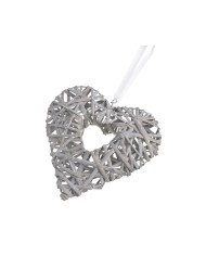 Serce 25 cm zawieszka - wyrób wikliniarski