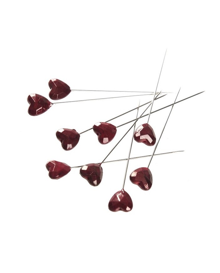 Szpilka serduszko_L7,7cm_pvc 12x8x1,5cm_216-36box