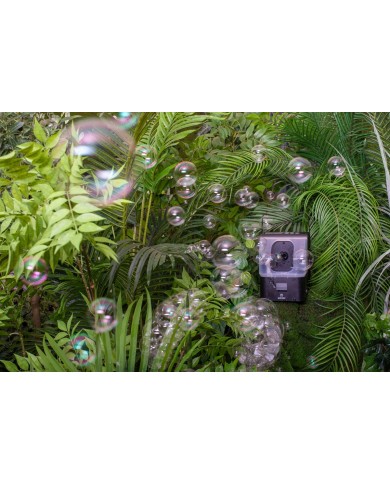 Wytwornica mgły i baniek mydlanych (bąbelkownica)..34,4cm x 19,3cm x 23,1cm..4-1 pcs......Black z pilotem