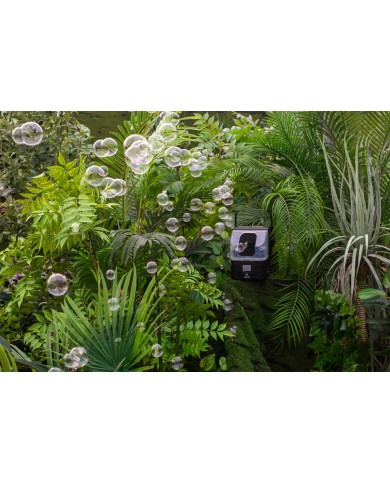 Wytwornica mgły i baniek mydlanych (bąbelkownica)..34,4cm x 19,3cm x 23,1cm..4-1 pcs......Black z pilotem