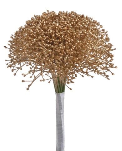 Sztuczna roślina 12szt/pęczek..27cm... GOLD