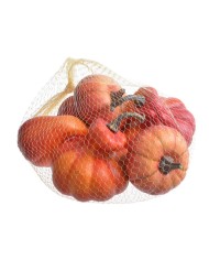 Dynie mix 6szt-pacz..7,5-13cmØ, 7-12cmH..48-6 bags..6 pcs-bag....OR-R