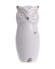 Sowa ceramiczna H16cm_24-6pcs_wh