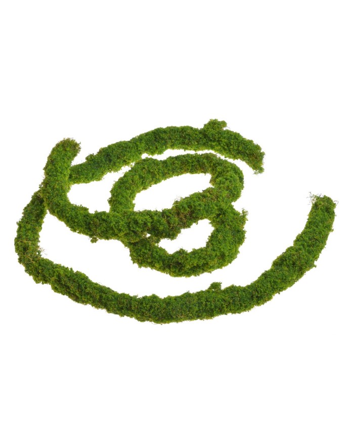 Omszała girlanda 120cm 2szt-pacz..126cmL x 4cmW x 4cmH..1-40 bags..2 pcs-bag....GREEN