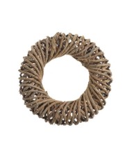 Wianek wyplatany naturalny 43cm