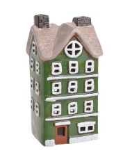 Domek ceramiczny...17,5cmH....LT.BLUE