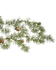 Girlanda iglasta z szyszkami 155cm..155cm..20-2 pcs......GREEN