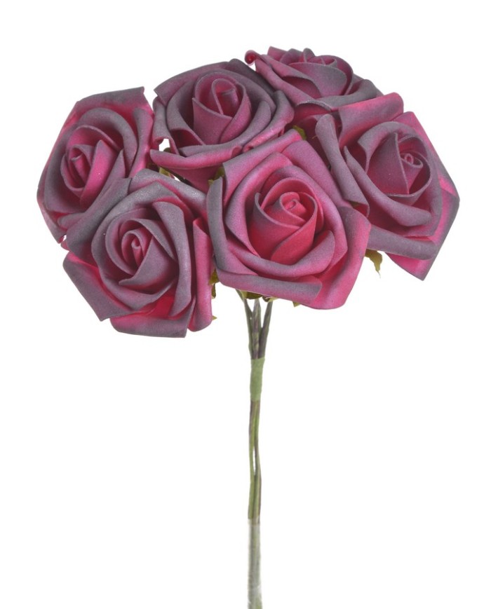 Bukiet różyczek x6 24 cm - sztuczna roślina