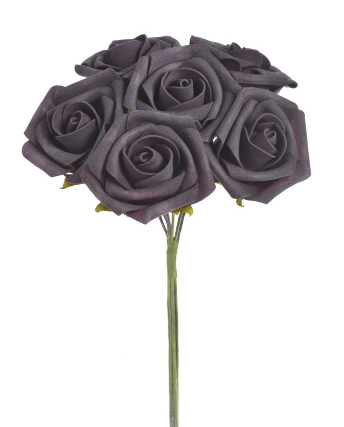 Bukiet różyczek x6 24 cm - sztuczna roślina