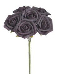 Bukiet różyczek x6 24 cm - sztuczna roślina