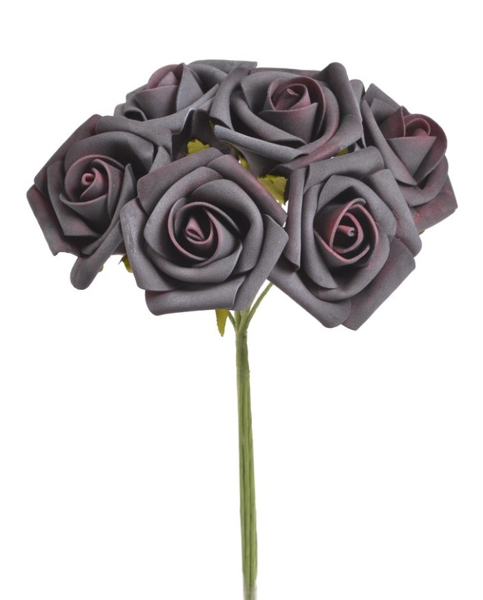 Bukiet różyczek x6 24 cm - sztuczna roślina