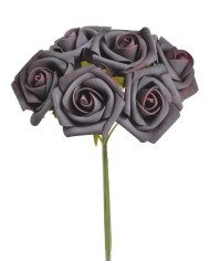 Bukiet różyczek x6 24 cm - sztuczna roślina