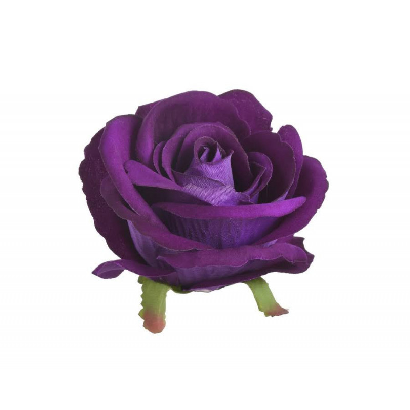 Róża welwetowa główka 6szt/paczka..9cm