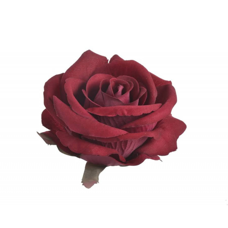 Róża welwetowa główka 6szt/paczka..9cm