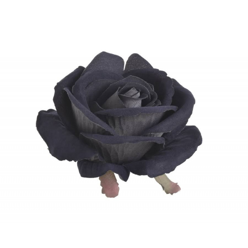 Róża welwetowa główka 6szt/paczka..9cm