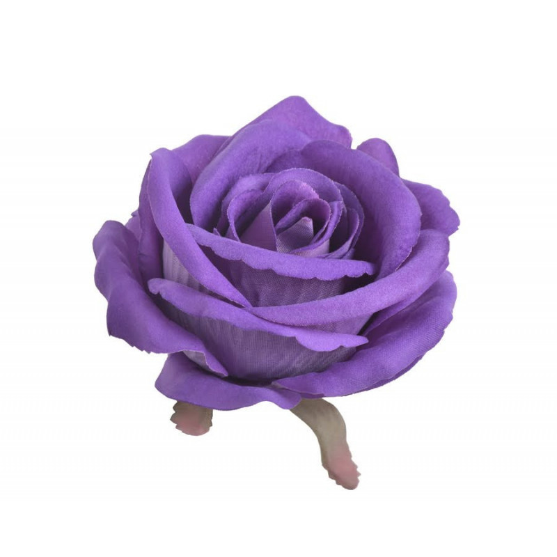 Róża welwetowa główka 6szt/paczka..9cm