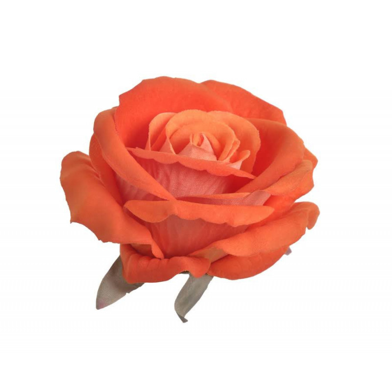 Róża welwetowa główka 6szt/paczka..9cm