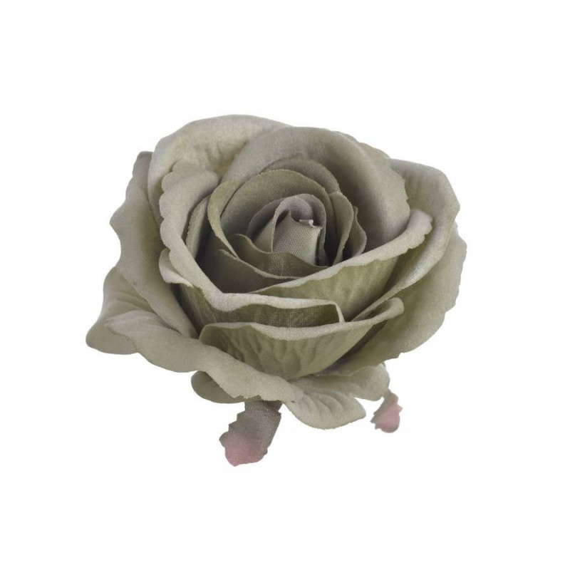 Róża welwetowa główka 6szt/paczka..9cm