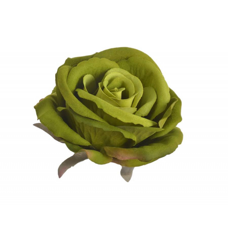 Róża welwetowa główka 6szt/paczka..9cm