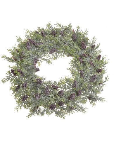 Wianek z szyszkami 47cm....16-4 pcs......02 BROWN