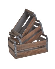 Drewniana osłonka 3szt-kpl..20cmL/24cmL/28cmL...3 pcs-set.