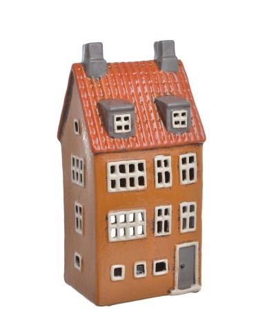 Domek ceramiczny...25,5cmH....HONEY BROWN