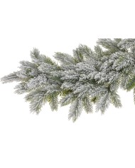 Ośnieżona girlanda iglasta ..190cm..18-6 pcs......GREEN-WHITE