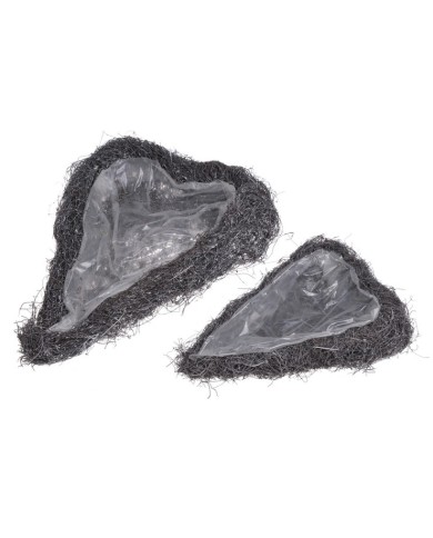 Serce oslonka 2szt..35-48cm..20-1 sets..2 pcs-set....GREY