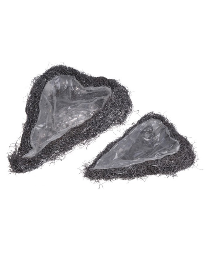 Serce oslonka 2szt..35-48cm..20-1 sets..2 pcs-set....GREY