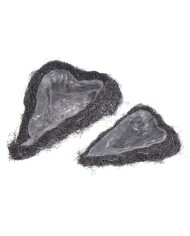 Serce oslonka 2szt..35-48cm..20-1 sets..2 pcs-set....GREY