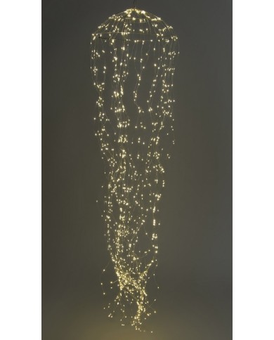 Kaskada ledowa 50x200cm, 31V-6W, IP44, kabel 5m..50cmLx50cmWx200cmH..2-1 pcs......SLV WARM WHITE