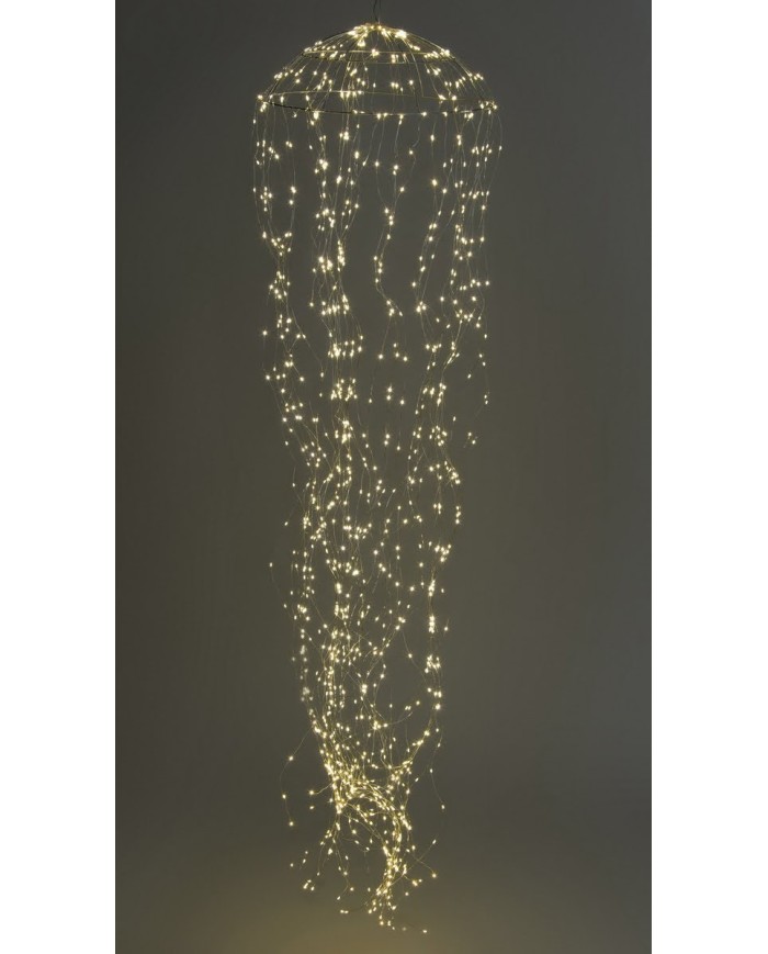 Kaskada ledowa 50x200cm, 31V-6W, IP44, kabel 5m..50cmLx50cmWx200cmH..2-1 pcs......SLV WARM WHITE