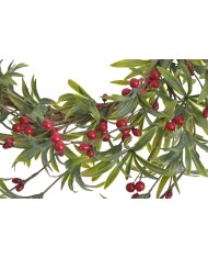 Wianuszek z głogiem..48cm....GREEN-RED