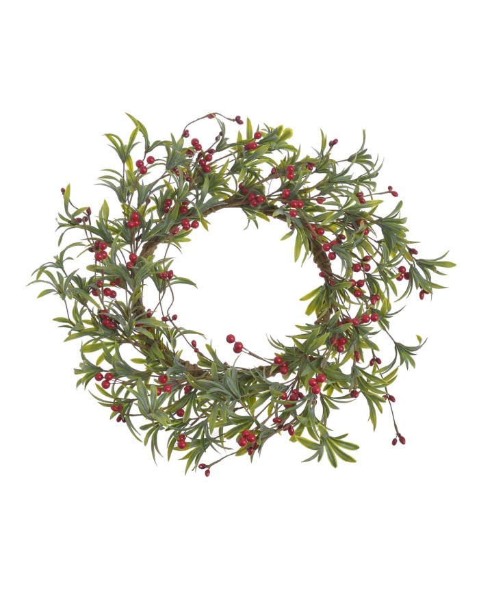 Wianuszek z głogiem..48cm....GREEN-RED