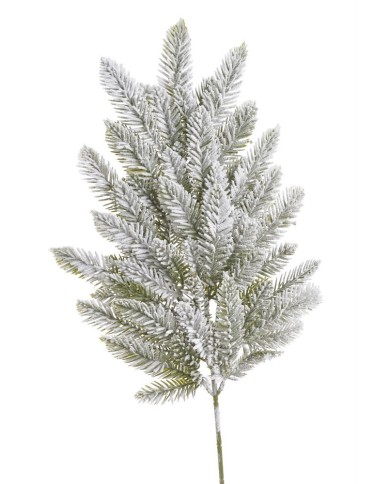 Gałązka iglasta ośnieżona..68cm..180-18 pcs......GREEN-WHITE