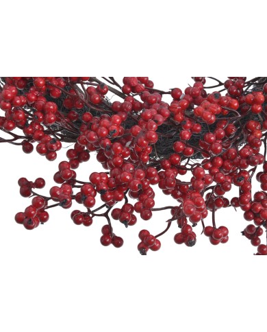 Wianek z głogiem..55cm..6-1 pcs......RED