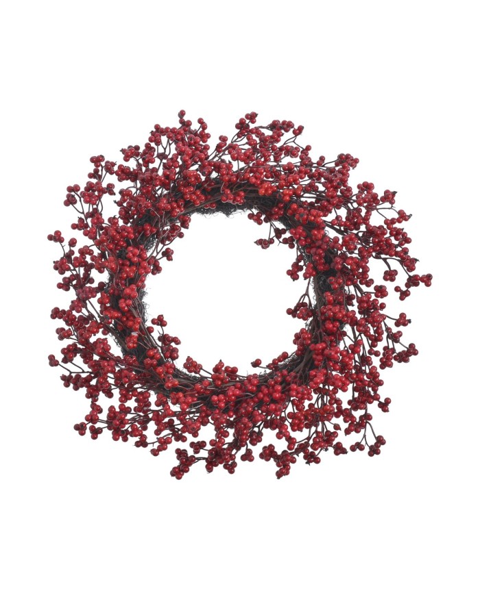 Wianek z głogiem..55cm..6-1 pcs......RED