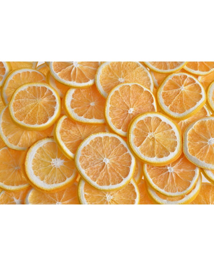 ORANGE SLICED YELLOW - 200G..4-6cm..50-50 bags..200 g-bag....YELLOW
