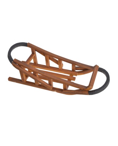 Drewniane sanki..63cmL....BROWN-BLACK