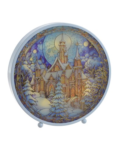 Świąteczne miasto LED ..22cm⌀......MULTICOLOR